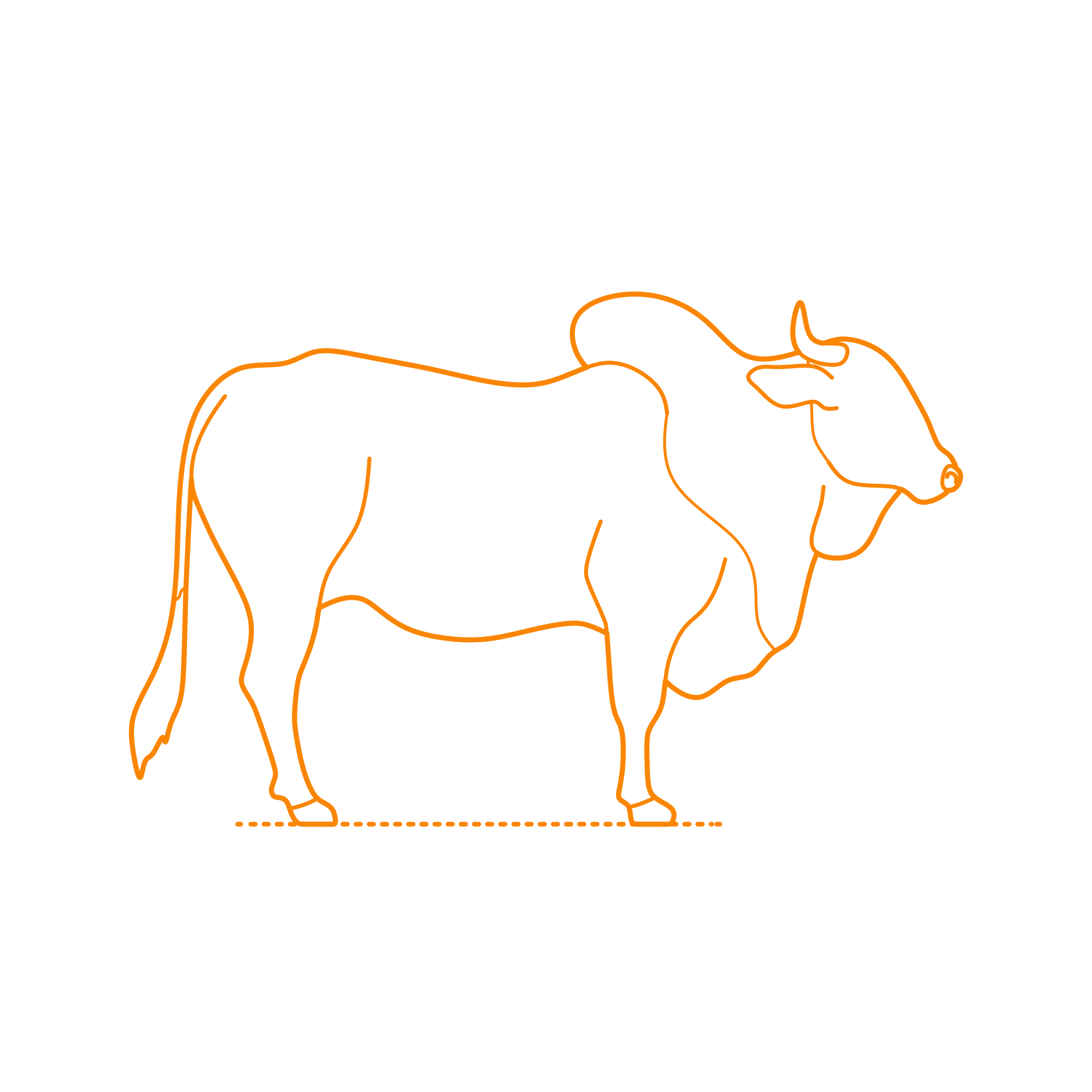 Animals Bovines Zebu Laser Cut Svg File Free Vectors
